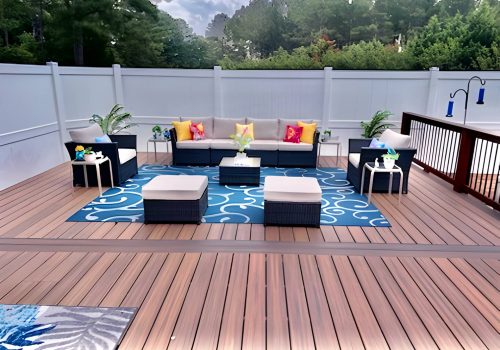 Johnson - Trex Havana Gold - Trex Spiced Rum - Trex Compsoite Decking - Deckorator Aluminum Balusters - Birmingham - Hoover - Helena - Pelham