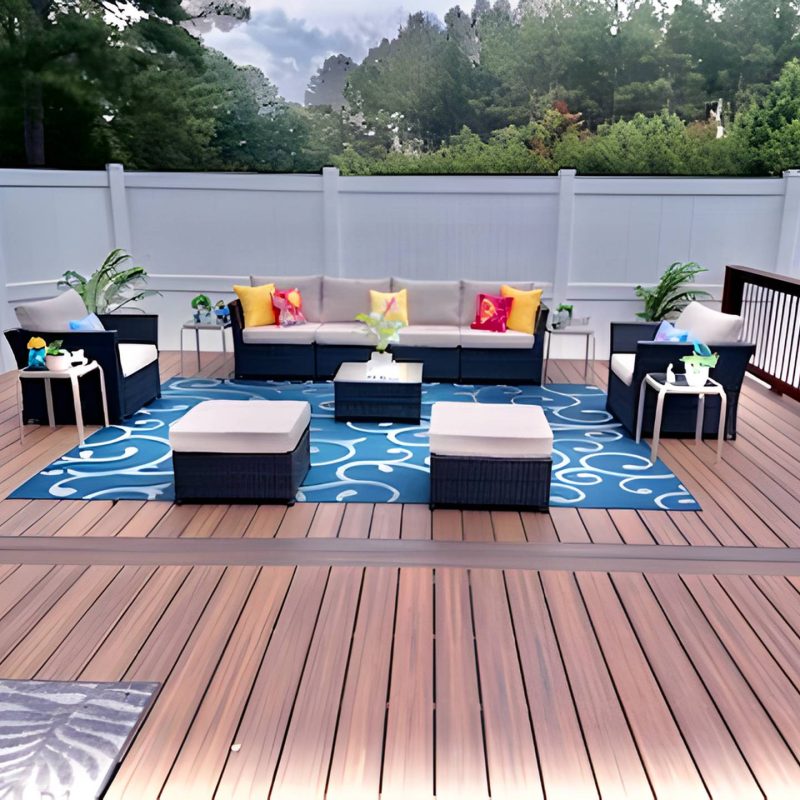 Johnson - Trex Havana Gold - Trex Spiced Rum - Trex Compsoite Decking - Deckorator Aluminum Balusters - Birmingham - Hoover - Helena - Pelham