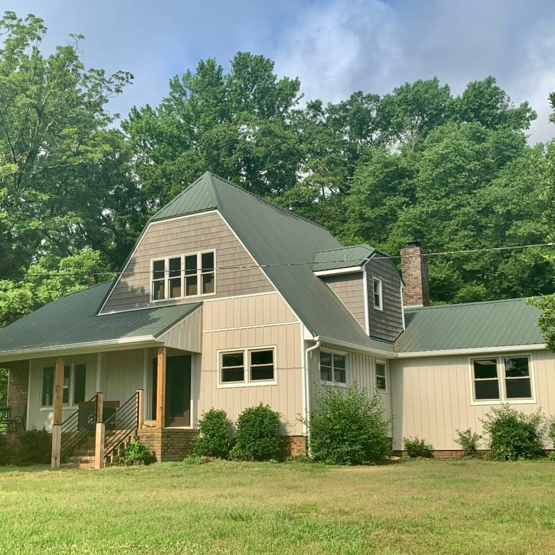 Premium CraneBoard board and batten and cedar shake siding installation by Alabama Decks & Exteriors Contractor