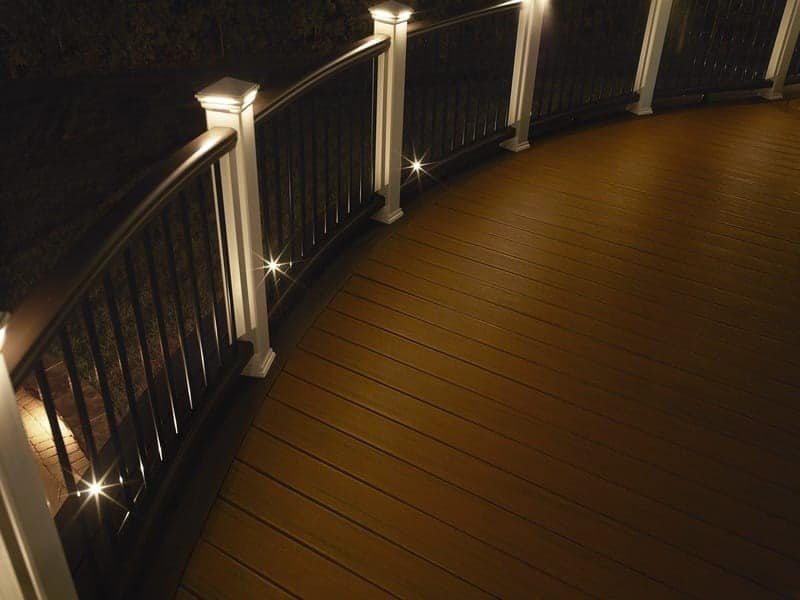 Trex Deck Contractors w Deck Lighting Installation by Alabama Decks Shelby County